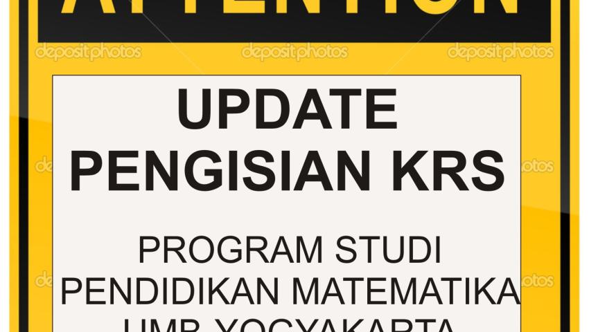 UPDATE PENGISIAN KRS PENDIDIKAN MATEMATIKA