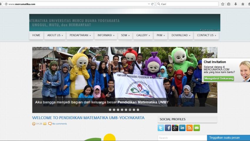 LIVE CHAT FOR MAHASISWA PENDIDIKAN MATEMATIKA